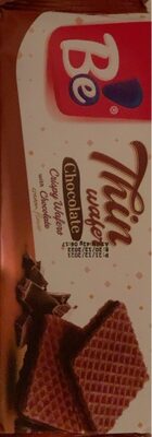 Goufrette cacaote fondante fourree creme gout chocolat intense