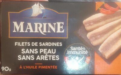 Sucre et nutriments contenus dans Marine