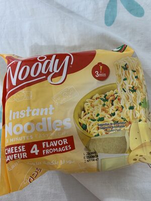 Sucre et nutriments contenus dans Noody