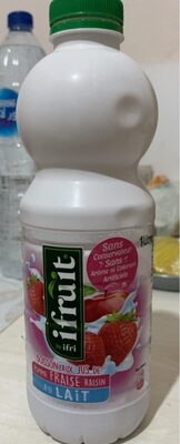 Sucre et nutriments contenus dans Ifri fraise lait 120