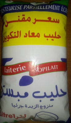 Sucre et nutriments contenus dans Sopilait