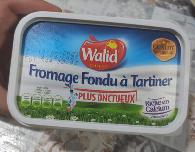 Sucre et nutriments contenus dans Walid cheese