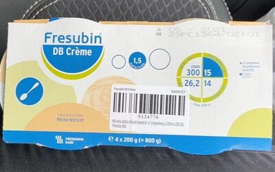 Sucre et nutriments contenus dans Fresubin kabi