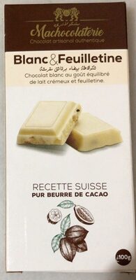 Sucre et nutriments contenus dans Machocolaterie