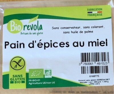 Sucre et nutriments contenus dans Biorevola