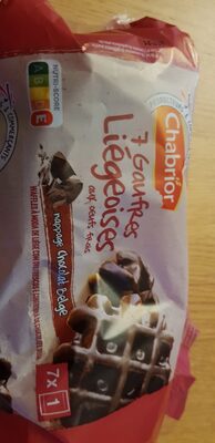 Sucre et nutriments contenus dans Gaufres liegeoises chocolat