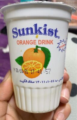 Sucre et nutriments contenus dans Sunkist