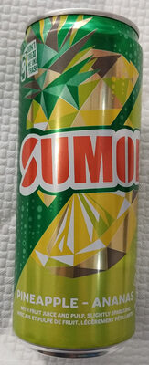 Sucre et nutriments contenus dans Sumol compal marcas