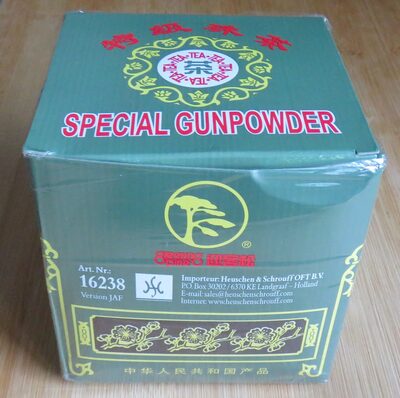 Sucre et nutriments contenus dans Special gunpowder