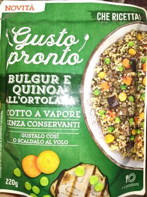 Sugar and nutrients in Gusto pronto