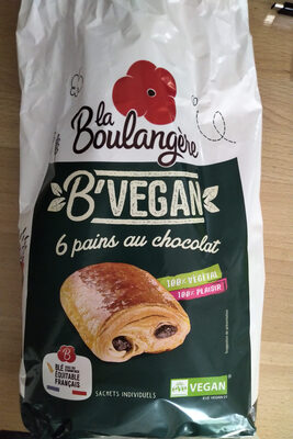 Sucre et nutriments contenus dans La boulangere b vegan