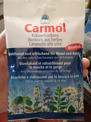 Sugar and nutrients in Carmol