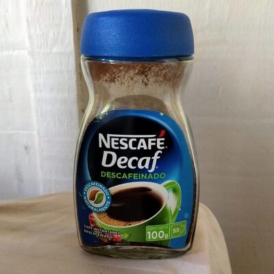 Sucre et nutriments contenus dans Decaf