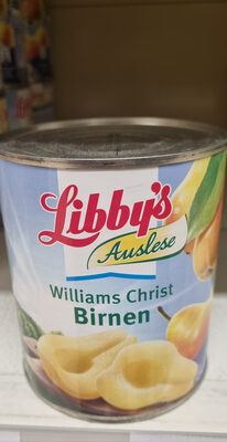 Zucker und Nährstoffe drin Libby s auslese