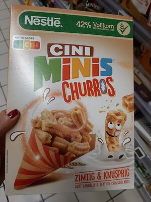 Sucre et nutriments contenus dans Cini minis