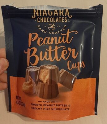 Sucre et nutriments contenus dans Niagara chocolates