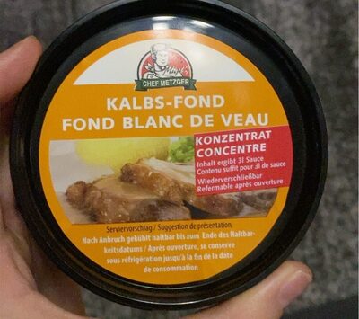 Fond de veau concentre