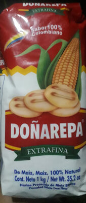 Sucre et nutriments contenus dans Donarepa