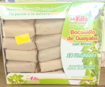 Sucre et nutriments contenus dans La villa de la guayaba