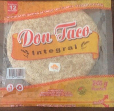 Sucre et nutriments contenus dans Don taco