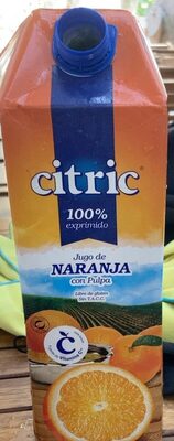 Sucre et nutriments contenus dans Citric