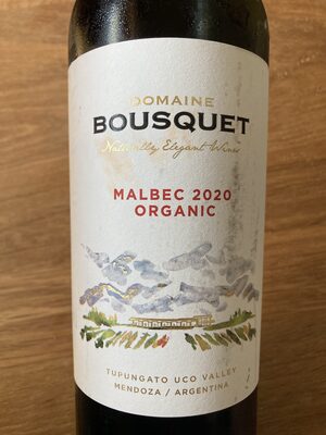 Suhkur ja toitained sees Domaine bousquet