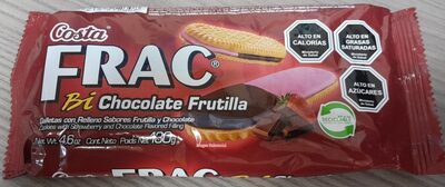 Sucre et nutriments contenus dans Frac