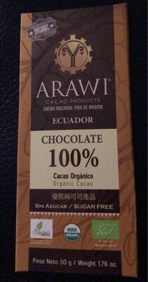 Sucre et nutriments contenus dans Arawi