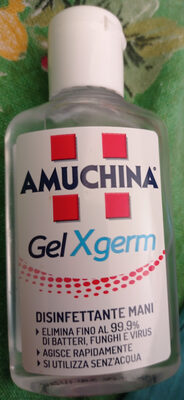 Suhkur ja toitained sees Amuchina gel x germ