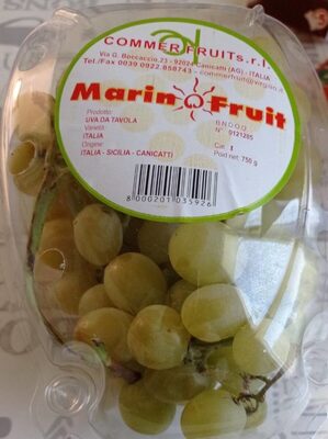 Suhkur ja toitained sees Marino fruit