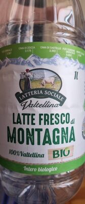 中的糖分和营养成分 Latteria sociale valtellina