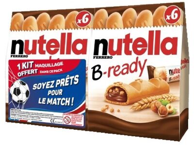 Sucre et nutriments contenus dans Nutella b ready