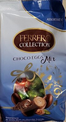 Sucre et nutriments contenus dans Ferrero collection eggs