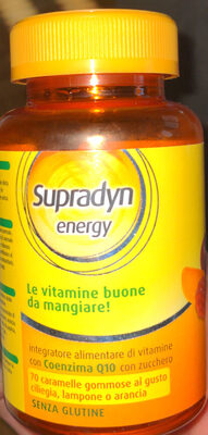 Sucre et nutriments contenus dans Supradyn