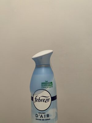 Sucre et nutriments contenus dans Febreze