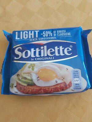 Gula dan nutrisi di dalamnya Sottilette