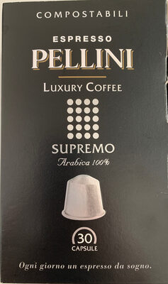 Suhkur ja toitained sees Pellini caffe s pa