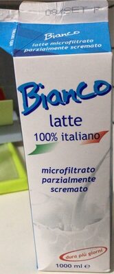 Suhkur ja toitained sees Bianco