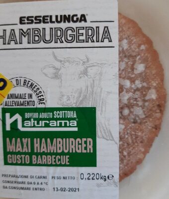 Zucker und Nährstoffe drin Esselunga hamburgeria