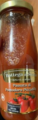 Suhkur ja toitained sees Bottega di sicilia