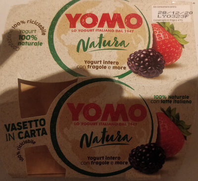 Suhkur ja toitained sees Yomo natura