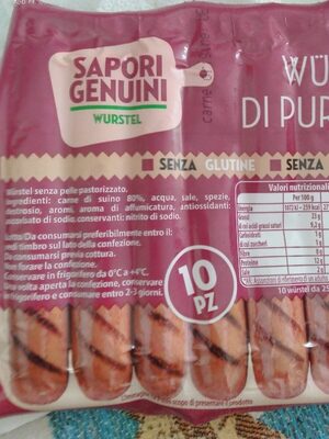 Sugar and nutrients in Sapori genuini