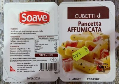 Gula dan nutrisi di dalamnya Salumificio n2