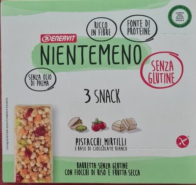 Sugar and nutrients in Nientemeno enervit