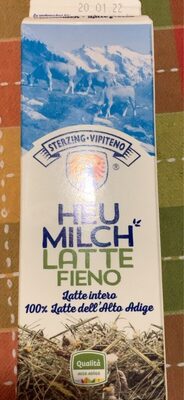 Zucker und Nährstoffe drin Latte fresco vipiteno