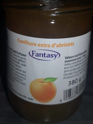 Sucre et nutriments contenus dans Fantasy