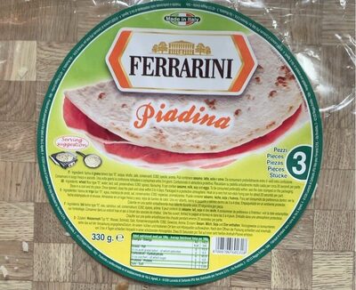 Sucre et nutriments contenus dans Ferrarini