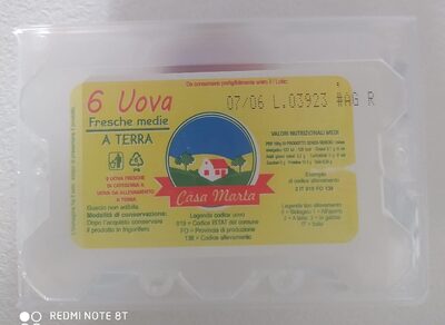 Sugar and nutrients in Casa marta