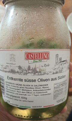 Zucker und Nährstoffe drin Castellino