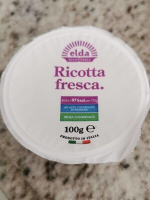 Sucre et nutriments contenus dans Elda ricotteria